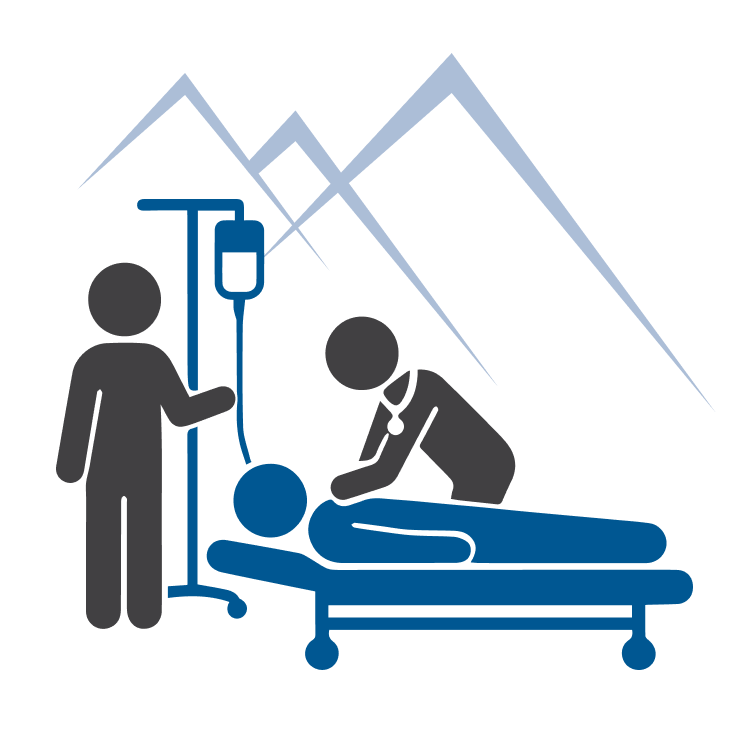 Two doctors collaborating on patient care